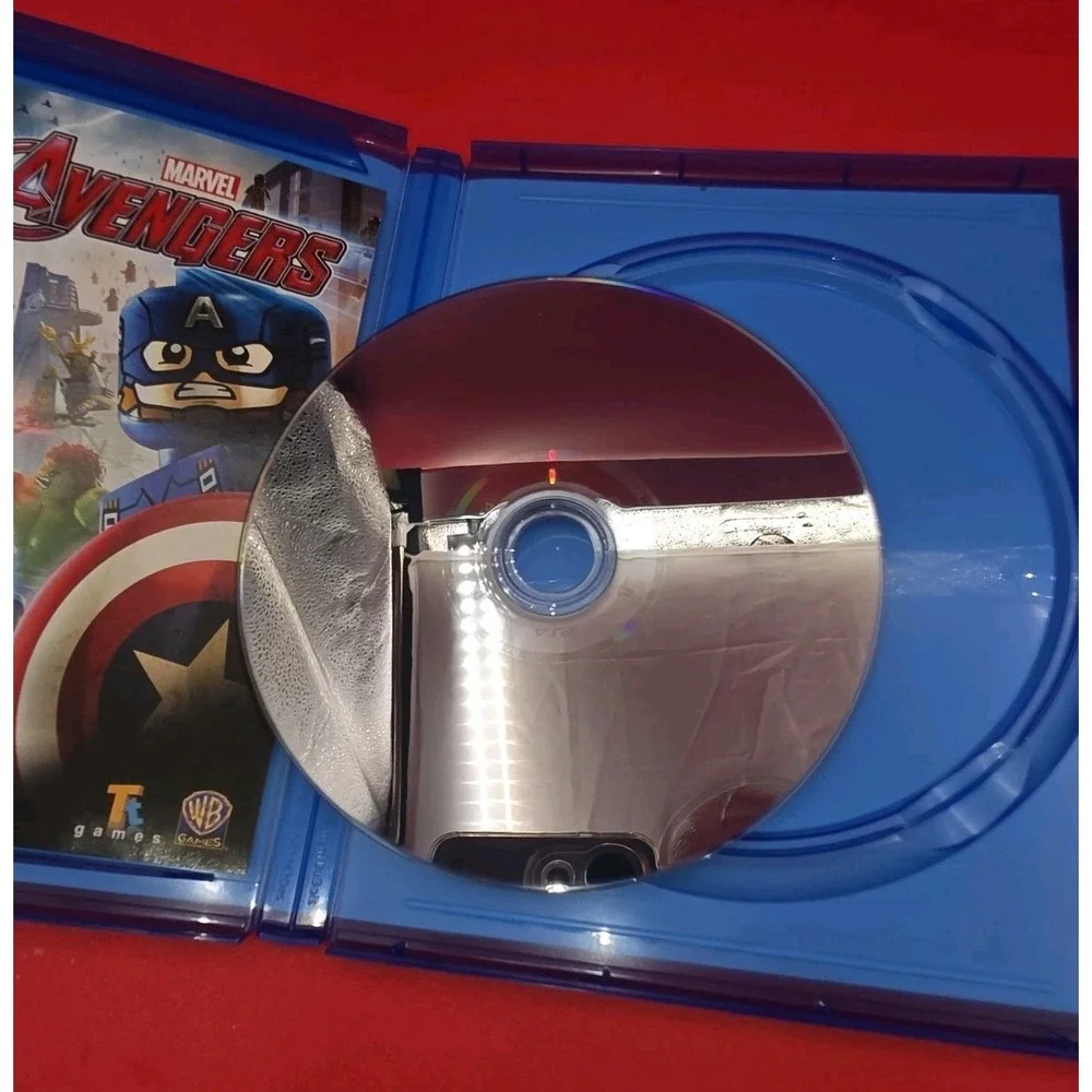 LEGO Marvel's Avengers Video Game Sony PS4 Blue Good Untested CUSA-02107